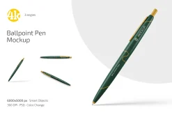 Ballpoint Pen Mockup Set