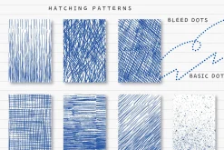 28 Ballpoint pen procreate brushes