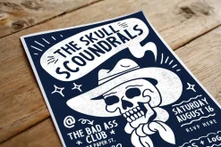 Band Poster Hand Drawn Template