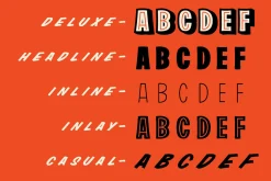 Bandstand Font Set