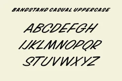 Bandstand Font Set