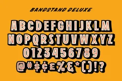 Bandstand Font Set