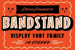 Bandstand Font Set