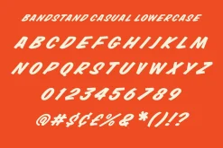 Bandstand Font Set
