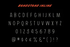 Bandstand Font Set