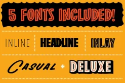 Bandstand Font Set