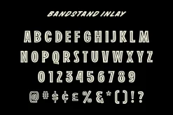 Bandstand Font Set