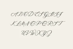 Bangeline Pahronia Calligraphy Font