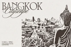 Bangkok Cityscape Sketches