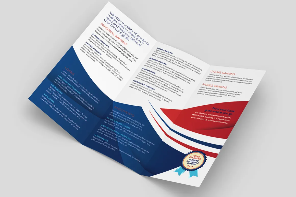 Bank Brochure Template