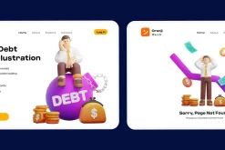 Banking and finance 3D character