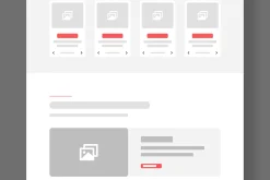 Banking and Finance Wireframe Layout