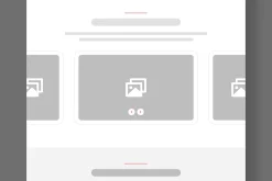Banking and Finance Wireframe Layout