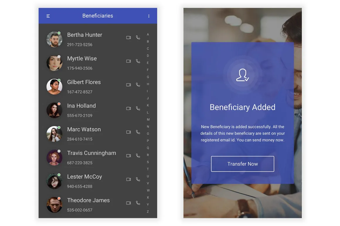Banking & Finance UI Kit (Sketch)