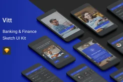 Banking & Finance UI Kit (Sketch)