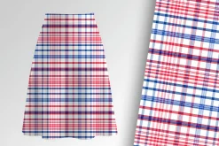 Banners and Bow Plaid Seamless Repea