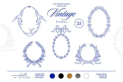 +420 Barbara Vintage Line Art Set