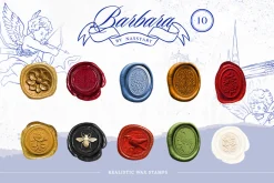 +420 Barbara Vintage Line Art Set