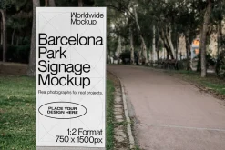 Barcelona Signage Mockup