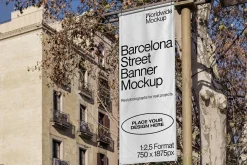 Barcelona Urban Banner Mockup