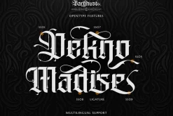 Barghust - Modern Blackletter Font