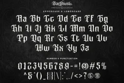 Barghust - Modern Blackletter Font