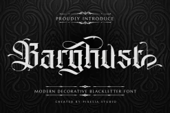 Barghust - Modern Blackletter Font