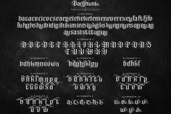 Barghust - Modern Blackletter Font