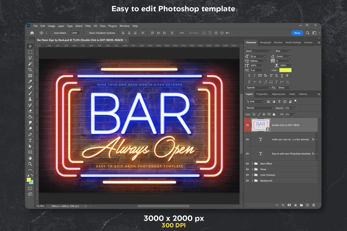 Bar Neon Sign Creator