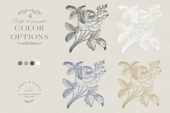 Baroque Vintage Vector Frames Crests