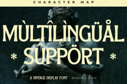 Barqen A Vintage Display Font LS