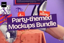 Bashly Party-themed Mockups Bundle
