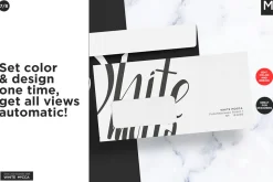 Basic Company Identity Mock-ups Set