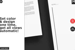 Basic Company Identity Mock-ups Set
