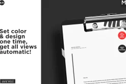 Basic Company Identity Mock-ups Set