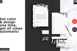 Basic Company Identity Mock-ups Set