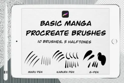 Basic manga procreate brushes