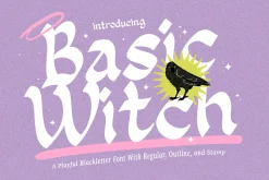 Basic Witch - Blackletter Font