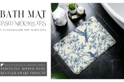 Bath Mat Mockups