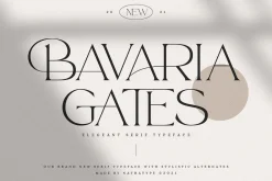 Bavaria Gates Font Family (Updated)