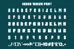 Beach Tarlon - Bold Font
