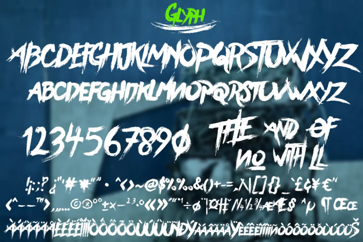 BearHand Typeface + Graphic Pack