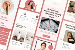 Beauty Brand Web Landing Page
