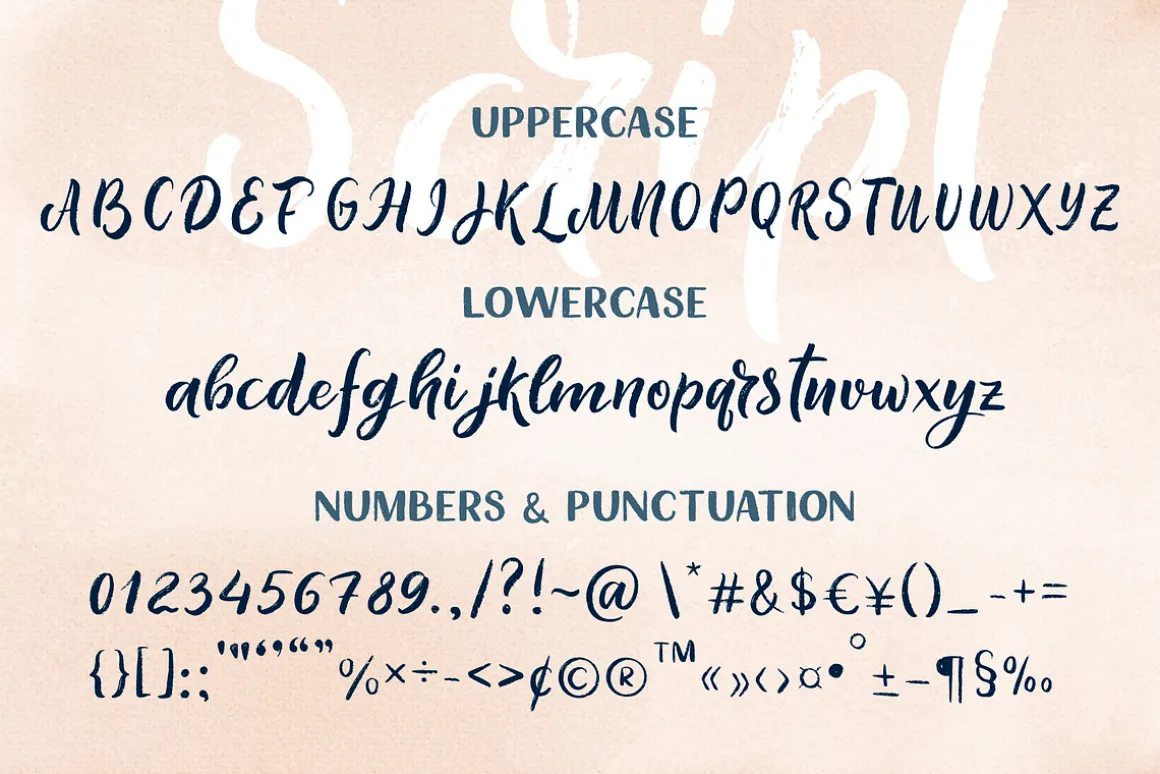 Beauty Inside Font Trio