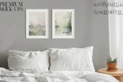 Bedroom 44 Frames & Wallpaper