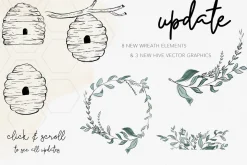 BEES & BOTANICALS | Modern Graphics