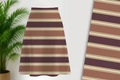 Beige Cottage Stripe Seamless Repeat
