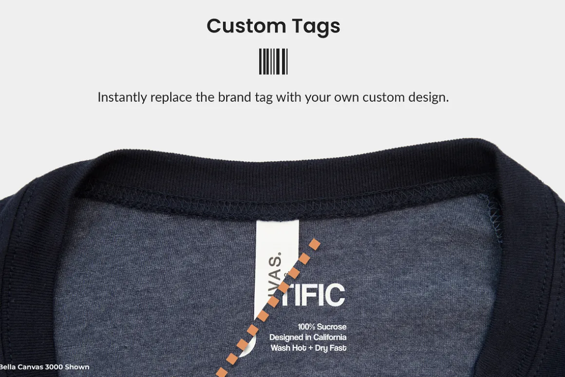 Bella Canvas 3001CVC Tee Mockups