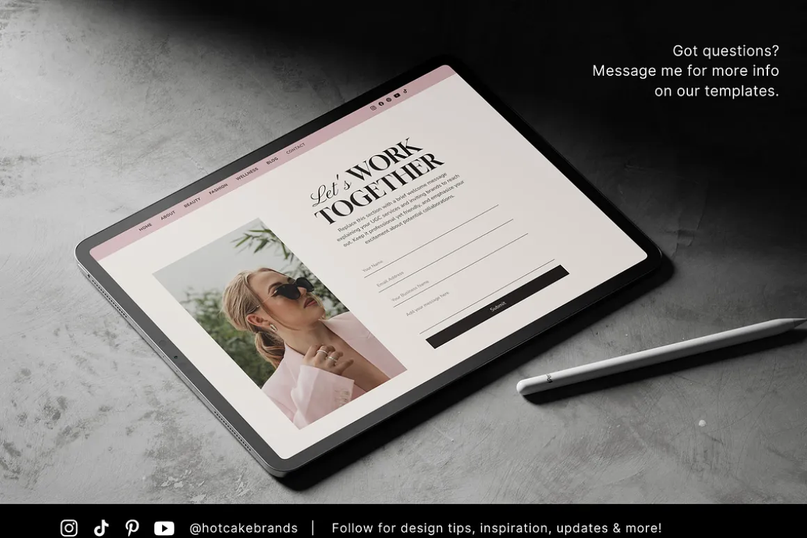 BELLINI UGC | Wix Website Template