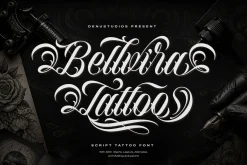 Bellvira Tattoo | Script Tattoo